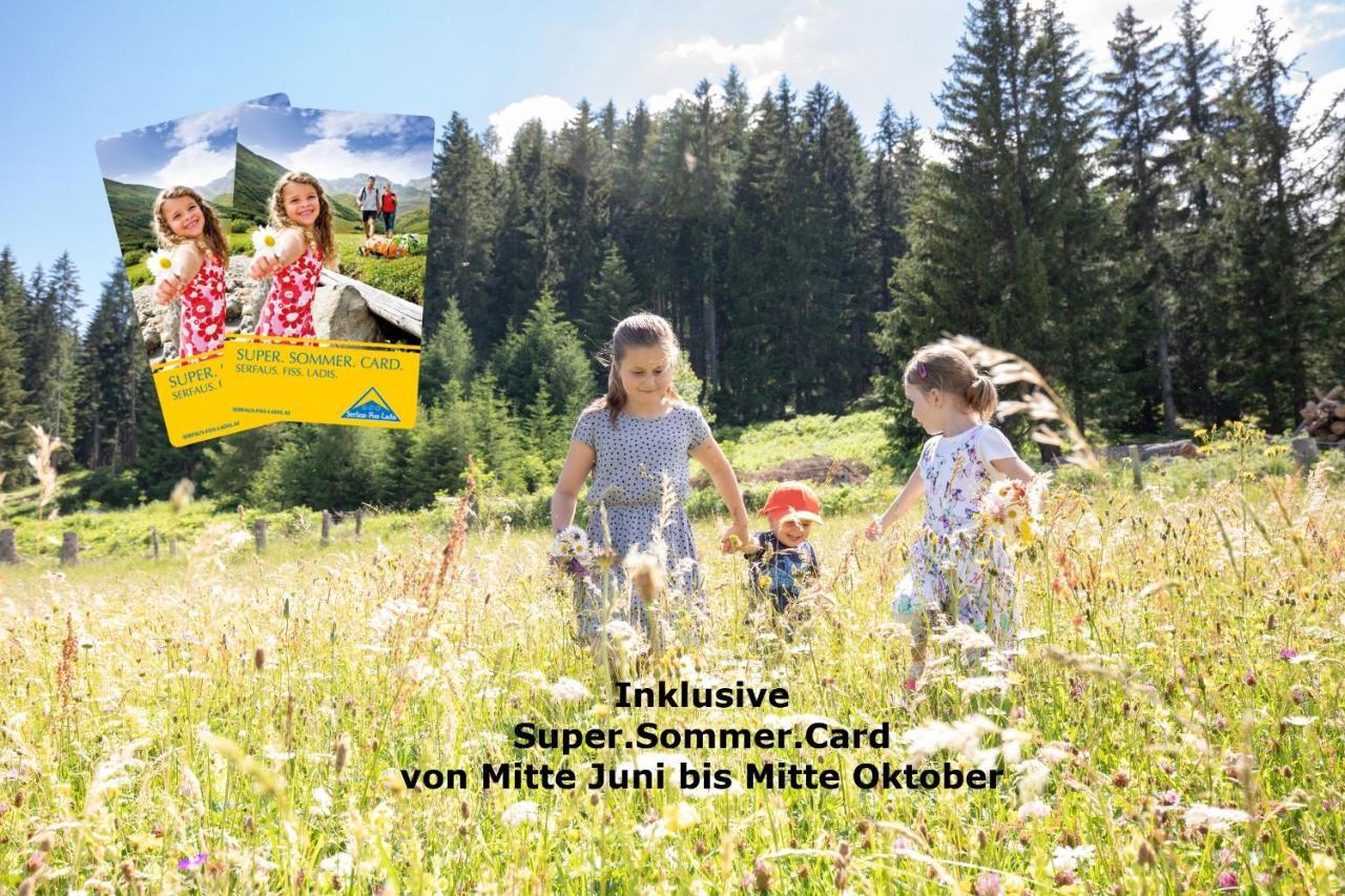 Laudegghof Ladis Inklusive Sommer Bergbahnticket Eksteriør bilde